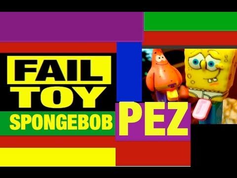 SpongeBob Fail-A-Thon Pez  Mike Mozart  @JeepersMedia on YouTube