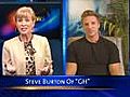 Tracy Butler chats up soap star Steve Burton