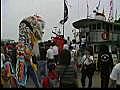 Human Mobile Stage 38, 1998 Celebration of Tin Hau Festival, Lion Dance Kung Fu