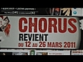 Chorus 92,  l&#039;édition 2011 du festival est déjà ouverte sur internet !