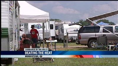 Jamboree In The Hills Campers Find Ways To Cool Off In The Heat