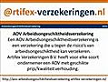 AOV Artifex-verzekeringen.nl