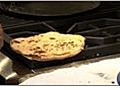 Indian Recipes - Roasting and Presenting the Paratha