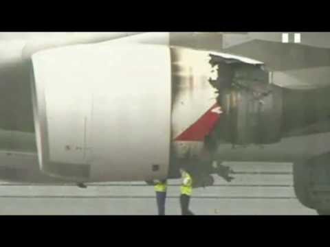 A380 Triebwerksbrand Notlandung In Singapur - Exyi - Ex Videos