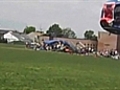 Bouncy house goes airborne