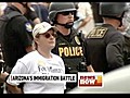 Arizona immigration law protest