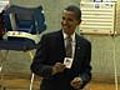 Obama Casts Vote In Chicago