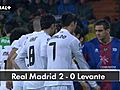 Liga BBVA. Jornada 24. Real Madrid 2-0  Levante