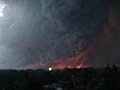 Large wildfire in Russia turns day into night