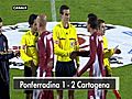 Liga Adelante. Ponferradina 1 - Cartagena 2