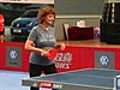 Sarandon takes to ping pong in China