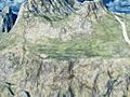 3d Mountain Flyover Stock Footage