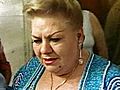 Paquita salió de mal humor de un show