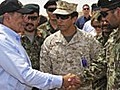 Panetta visits troops in Afghanistan