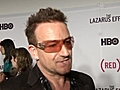 Bono promotes &#039;The Lazarus Effect&#039;