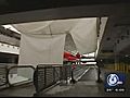 Airport Canopy Collapses Under Weight Of Ice,  Snow