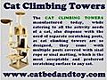 Domesticated Feline Pets Must Have Cat Climbing Towers To Guarantee Their Health