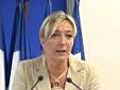 Marine Le Pen durcit le ton