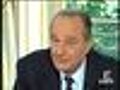 Jacques Chirac à propos de son engagement sur le thème de l&#039;écologie
