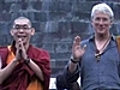Monks paid visit by Hollywood heartthrob