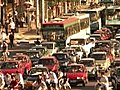 Time-lapse Heavy  Beijing Traffic Stock Footage