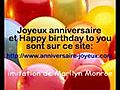 joyeux anniversaire