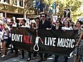 Don’t Kill Live Music (Melbourne S.L.A.M. rally)