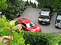 Blonde Parking Ferrari...