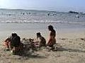 drinking beach side Colon panama