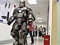 Worker storms office dressed as Iron Man