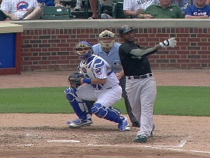 Hanley’s second RBI double