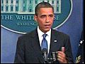 Obama updates on debt talks at presser