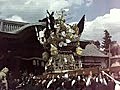 住吉神社　北条節句祭　宵宮　御旅町　拝殿前　屋台差し上げ　その３