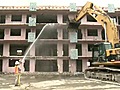 Demolition of Theresa Apartments in Hollywood (NewsChannel 5)