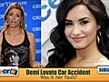 Demi Lovato Tweets About Car Accident
