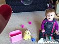 Baby Laughs At Dog’s Quest To Eradicate Bubbles