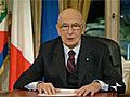 Messaggio di fine anno del Presidente della Repubblica Giorgio Napolitano - 2009