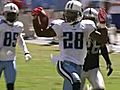 Chris Johnson brilló con los Titans