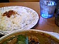 横浜、野毛)KIKUYACURRY)スリランカカリー+ハンバーグ