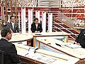 2011年度予算編成作業大詰め　海江田経済財政担当相と自民・野田税制調査会長が舌戦フジテレビの「新報道2001」で