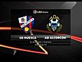 Liga Adelante. Jornada 15. Huesca 3-1 Alcorcón