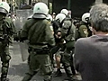 Wall Street shakes off Greek violence