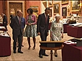 Obamas tour Royal Collection