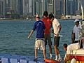 Nadal y Federer,  sobre las aguas del Golfo Pérsico