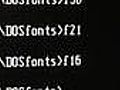 Change Your DOS Font