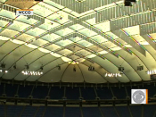 Football fans rejoice: Metrodome roof gets re-inflated