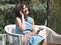 SNTV - Katie Holmes as Jackie O