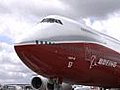 Boeing’s 747-8 in first appearance outside US
