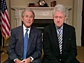 Clinton and Bush in new Haiti PSA