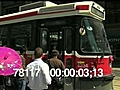 BOARDING A STREETCAR - HD